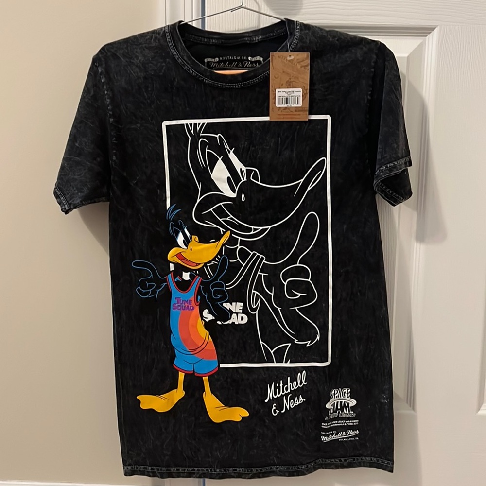 Mitchell & Ness Space Jam Daffy Duck Tee - Size S - Brand New